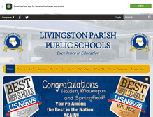 Tablet Screenshot of liveoakue.lpsb.org